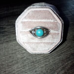 Bell Trading Post Silver and Turquoise Ring